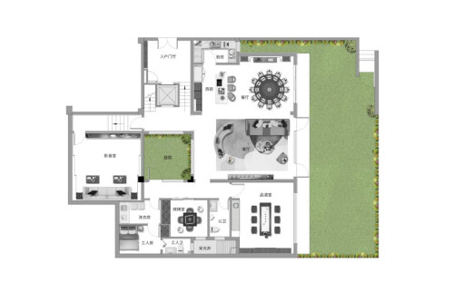 350户型 建筑面积：约350m²-350㎡